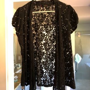 Prices slashed 💗💗 Black Lacey top XL 🕸